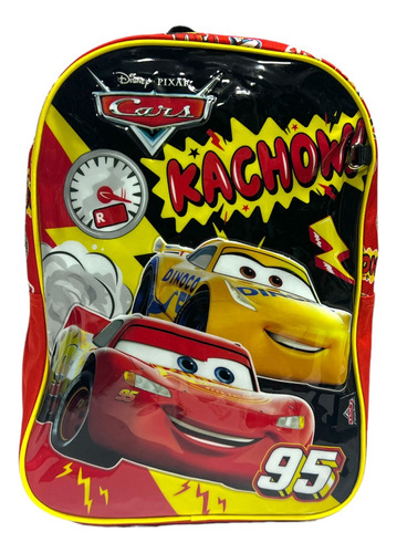 Mochila Escolar Primaria Cars Película Rayo Mcqueen Cuchau!!