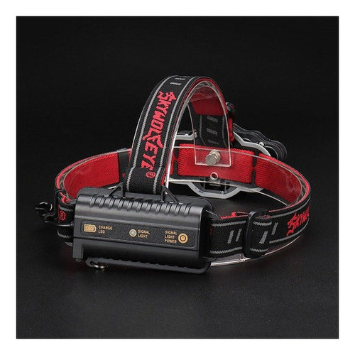 De Linterna De Cabeza Led Recargable Frente Pesca