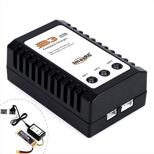 Cargador Imax Rc B3 Pro Para Celdas Lipo 2s 3s 7.4v 11.1v