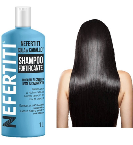 Shampoo Nefertiti Cola De Caballo 1l Para Crecimiento