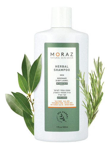 Moraz Champ Para Hombre Para Adelgazar El Cabello Y La Prdid