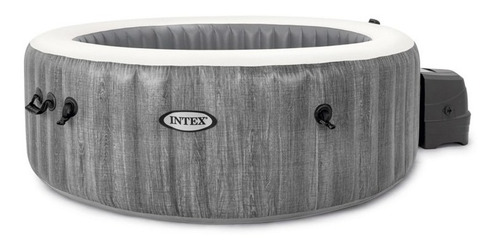 Spa Inflable Purespa Color Gris Deluxe 196x71cm Intex 28440x