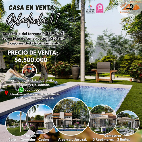 Preventa Casa Gladiola 47 De 3 Habitaciones Con Baño En 1 Solo Nivel Alberca Climatizada Y Jardín Con Riego Amueblada Y Equipada Fracc Rancho San Diego Ixtapan De La Sal Edomex