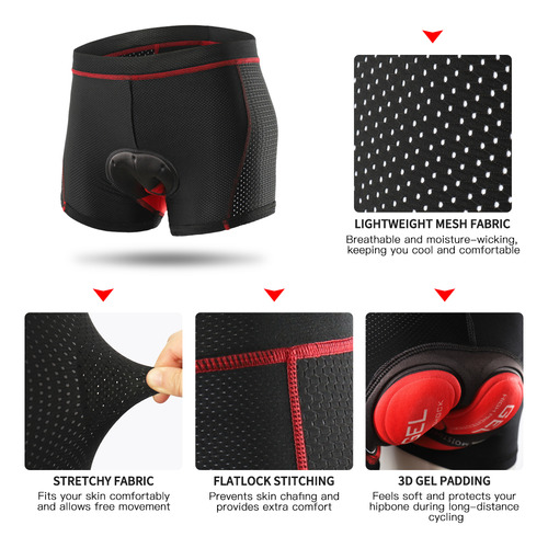 Pantalones Cortos De Ciclismo Para Hombre, Transpirables, Ac