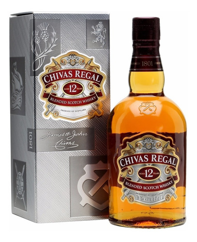 Whisky Chivas Regal 12 Años 750ml/original