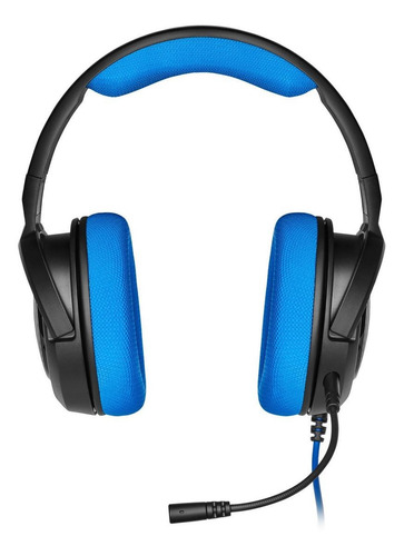Imagen 3 de 4 de Audífonos gamer Corsair HS35 Stereo blue