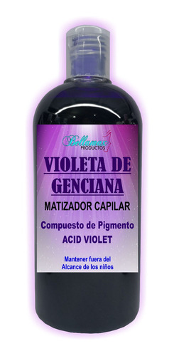 Violeta De Genciana Matizador Capilar Bellamax 500ml