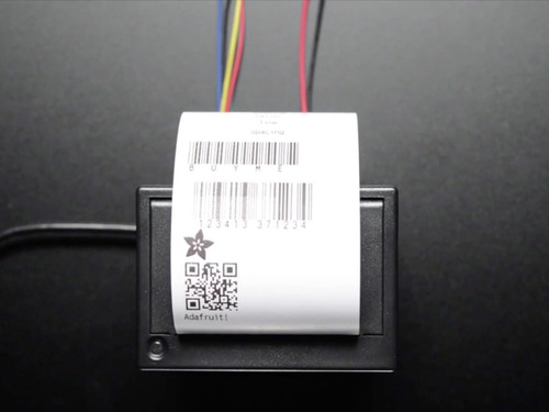 Imagen 2 de 7 de Adafruit Mini Impresora Termica Para Arduino, Ttl Serial Usb