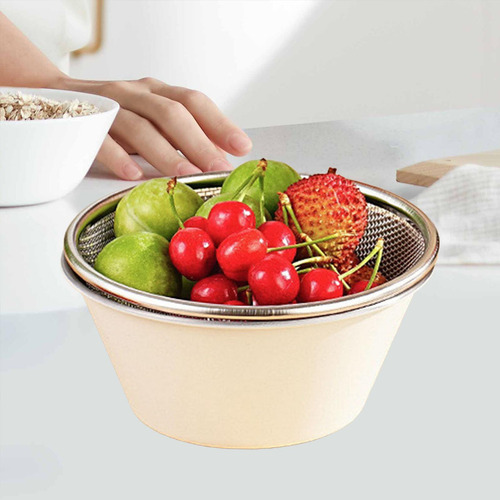 Juego De Cesta Secadora Para Ensalada, Cuenco Mezclador,