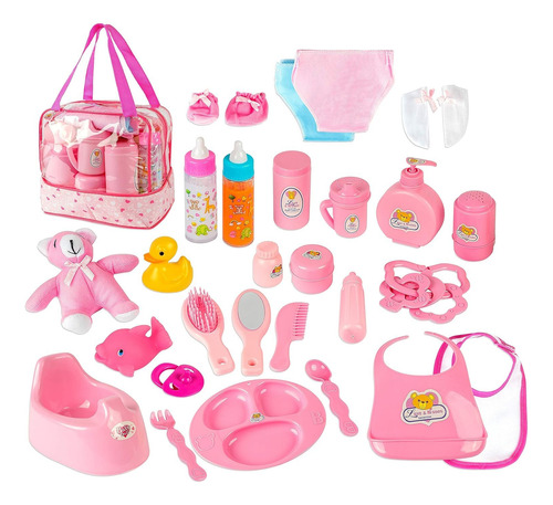 Set De Alimentación Para Muñecas Fash N Kolor My Sweet Baby