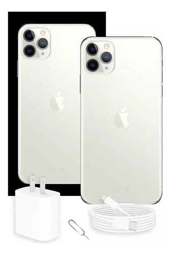 iPhone 11 Pro 64 Gb Plata Con Caja Original Accesorios (Reacondicionado)