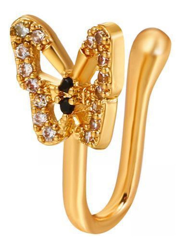 2 Paquete De 2-4 Anillos De Nariz Falsos Con 2 Piezas