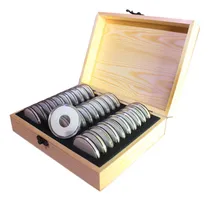 Comprar Estuche Expositor De Monedas De Madera Para Monedas Coleccio