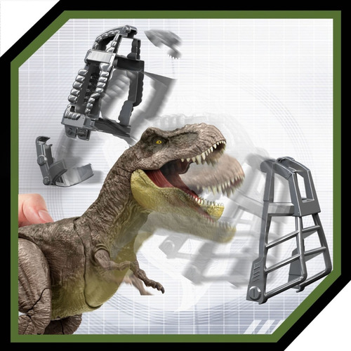 Imagen 5 de 6 de Dinosaurio T Rex 60 Cm Jurassic World Con Sonidos Gwd67