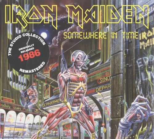 Iron Maiden Somewhere In Time Cd Nuevo Y Sellado Musicovinyl