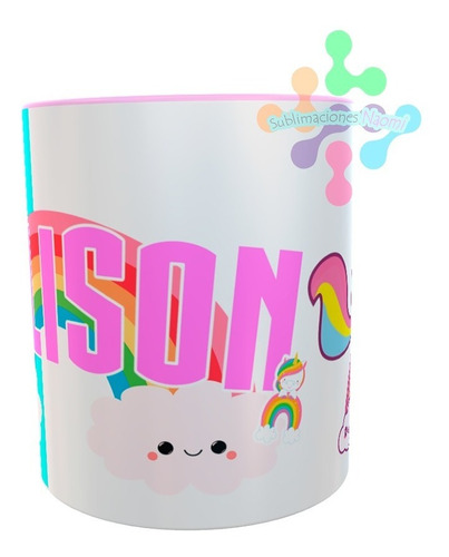 Taza Unicornio Rosa Personalizada