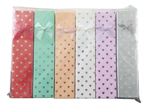 Cajas Cartón Joyería Bisutería Mayoreo Rectangular 12pz