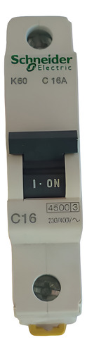 Termica Unipolar 1x16a K-60 4,5 Ka Schneider Curva C