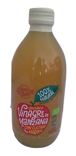 Vinagre De Manzana Organico 500ml
