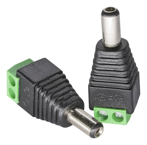 Macho Barril Conector Plug 5.5 mm X 2.1 mm Para Camaras Cctv