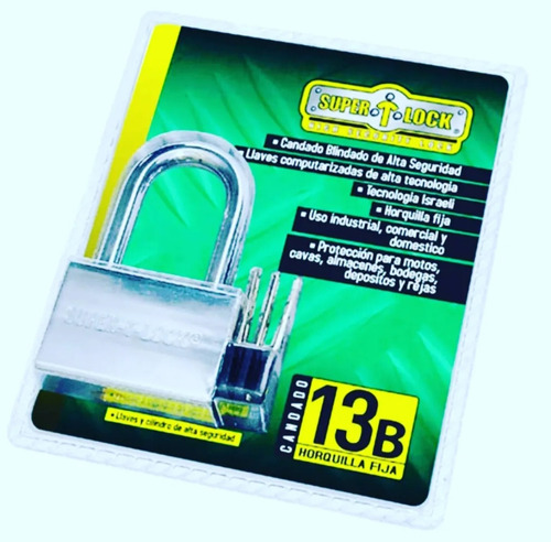 Candado Para  Moto Súper T Lock Blindado 13b