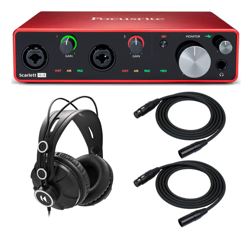 Interface Focusrite Scarlett 4i4 4x4 Usb 3ra Gen Nuevo!!!