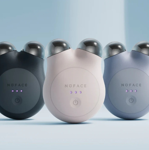 Tonificante Facial Con Microcorrientes Nuface Mini+ Violeta Rejuvenecimiento Limpiador y Masajeador Eléctrico Recargable