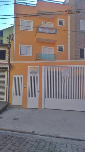 Apartamento Com 2 Dormitórios À Venda, 57 M² Por R$ 345.000 - Vila Pires - Santo André/sp - Ap1205