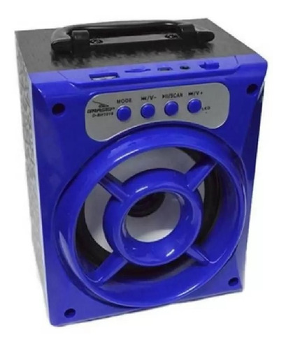 Imagem 1 de 6 de Caixa Caixinha Som Portátil Bluetooth Mp3 Pen Drive Portatil