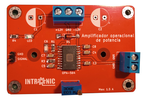 Opa 564 17 Mhz 1.5a Amplificador Operacional De Potencia