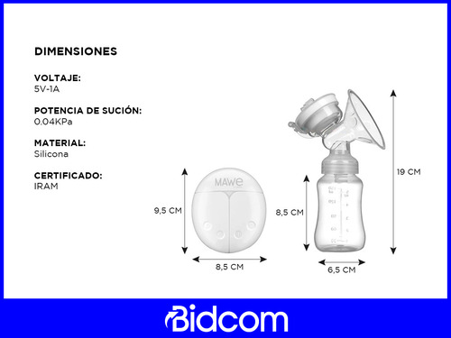 Extractor Leche Materna Doble Eléctrico Automático Mamas