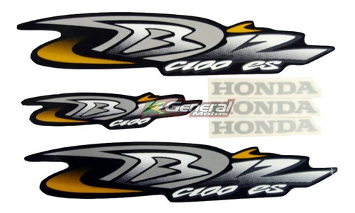 Kit Adesivo Jogo Faixas Moto Honda Biz 100 2004 Es Preta