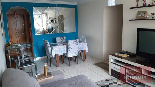 Imagem 1 de 12 de Apartamento Com 3 Dormitórios À Venda, 90 M² Por R$ 410.000,00 - Vila Augusta - Guarulhos/sp - Ap0087