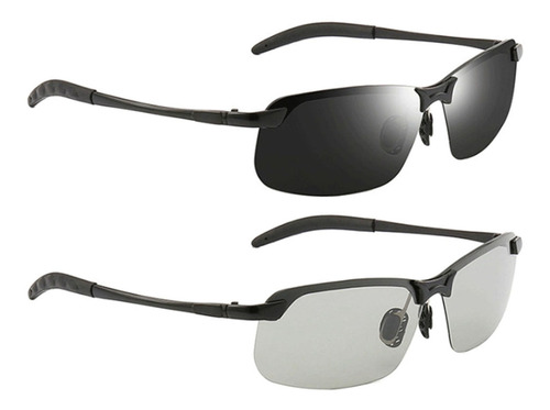 2x Gafas De Sol Fotocromáticas Polarizadas Hd Para Hombre,