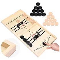 Comprar Fast Sling Puck Game, Wooden Hockey Game, Super Winner Game 