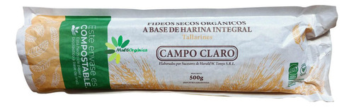 Fideos Integrales Organicos X 500gr Campo Claro - Pack