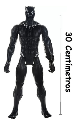 Imagem 6 de 10 de Boneco Pantera Negra Vingadores Marvel Articulado 30cm
