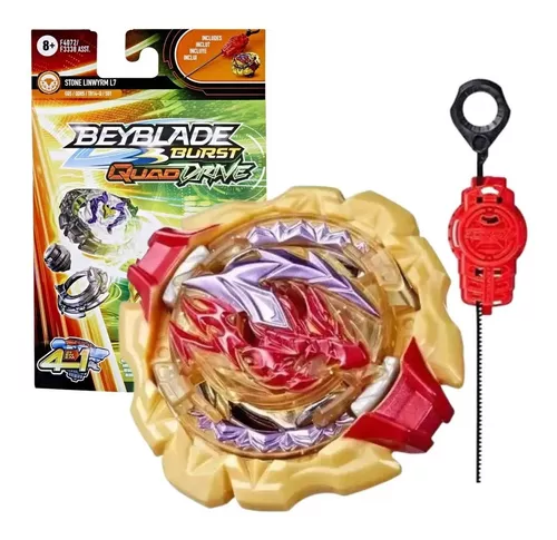 Lançador e Pião de Batalha - Beyblade - Quad Drive - Hasbro