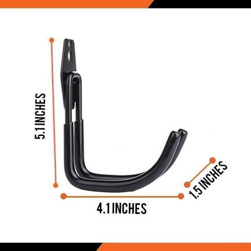 4 Ganchos De Garaje Para Colgar Manguera De Escalera, Cable