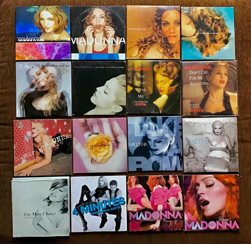 Madonna - Colección De Singles Cardboard Sleeve.