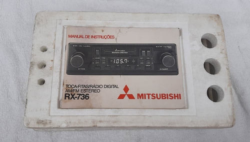 Rádio Toca-fitas Mitsubishi Rx-736 Zero Na Caixa