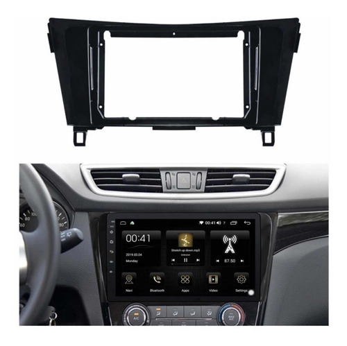 Radio Android 10 + Bisel Nissan Qashqai + Canbus 5047