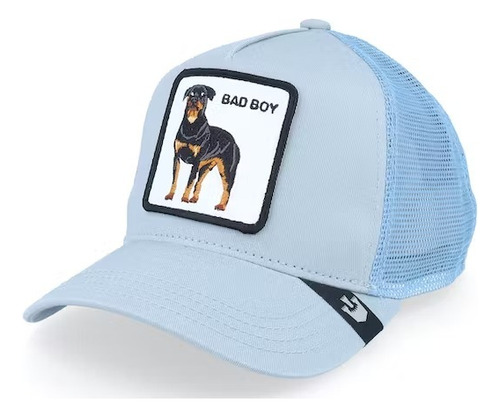 Gorra Goorin Bros Bad Boy Azul Cielo Rottweiler Original