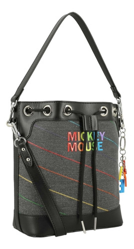 Ross Body Mujer Mickey W Apsule Negro Multi Hbfelipa3cw Olor Negro/multicolor
