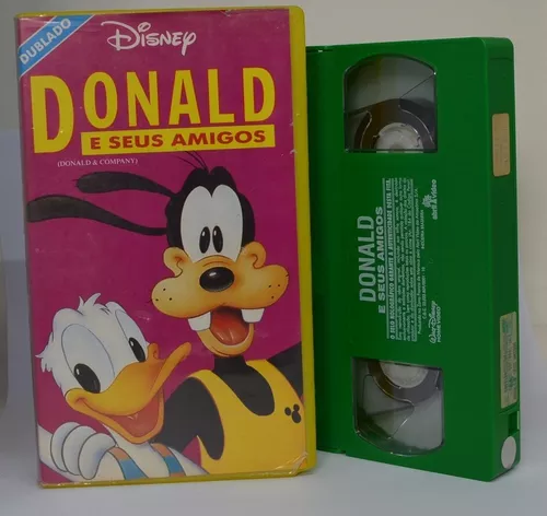 VHS Meus Amigos Tico e Teco - DUBLADO Original - Desenho Infantil Disney -  Com Encarte Interno - Abril Vídeo