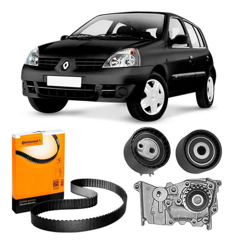 Kit Correia Dentada Bomba Dágua Clio Logan 1.6 16v Ct1126wp1