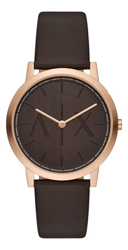 Reloj Hombre Ax Dale De Piel