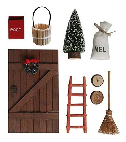 Árbol De Navidad De Fieltro Para Bricolaje Con Adornos Para