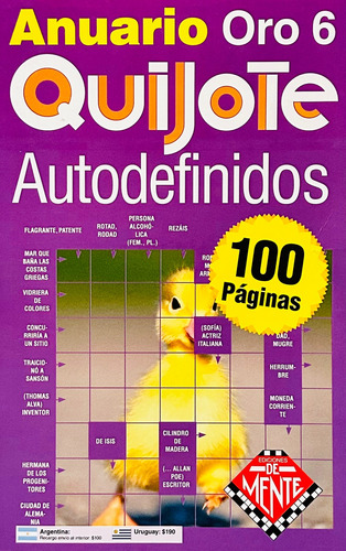 Quijote Autodefinidos Anuario Oro N° 6 - 100 Paginas