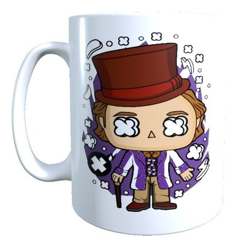 Tazon Con Diseño Willy Wonka, Pelicula Clasica